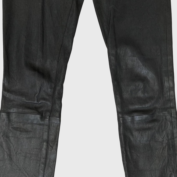 J BRAND L8001 Genuine Lamb Leather Skinny Jeans with Ankle Zippers - Picture 12 of 16